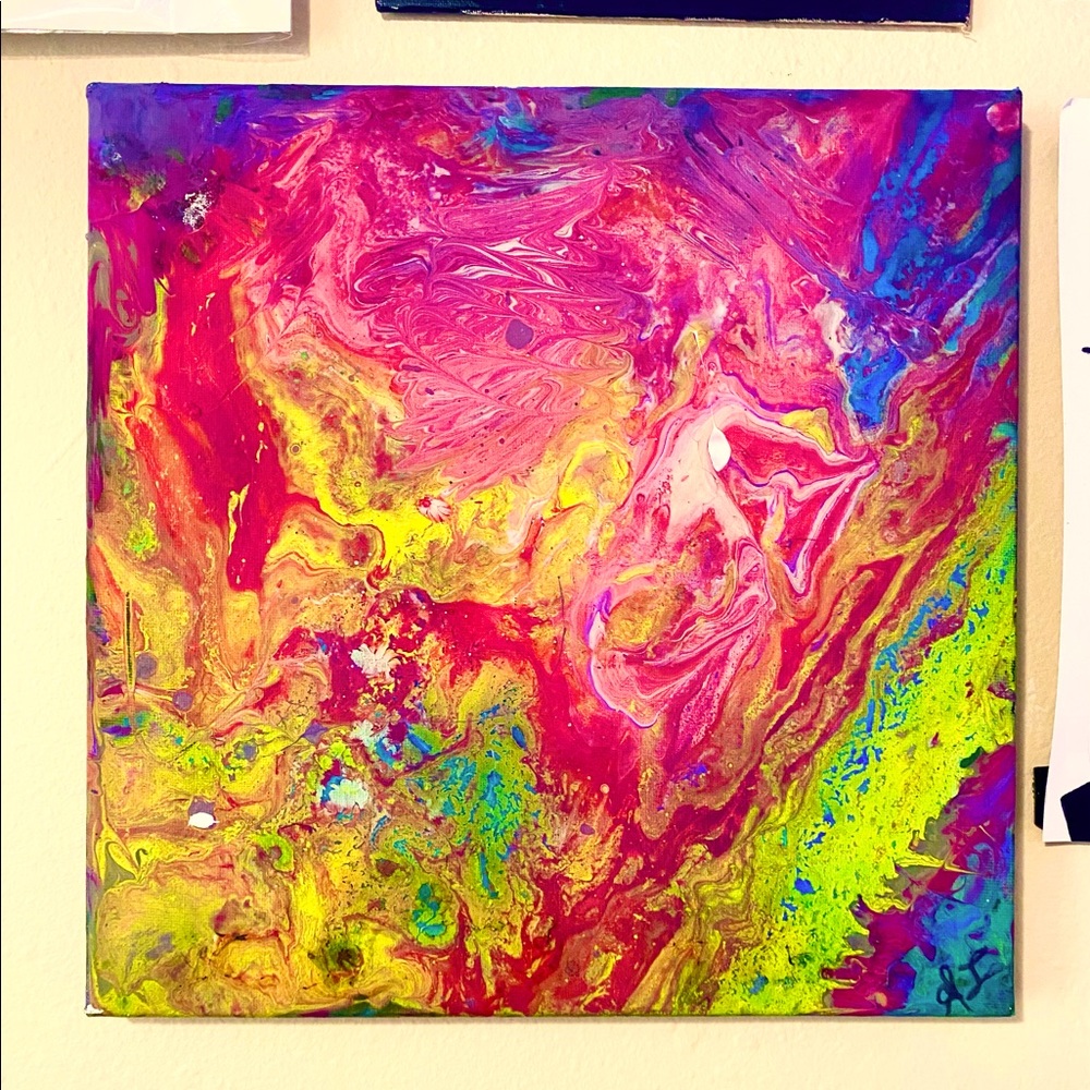 Drippy art paining
